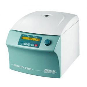 Microcentrífuga MIKRO 200 Distribuidor Equilabo